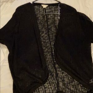 Black cardigan